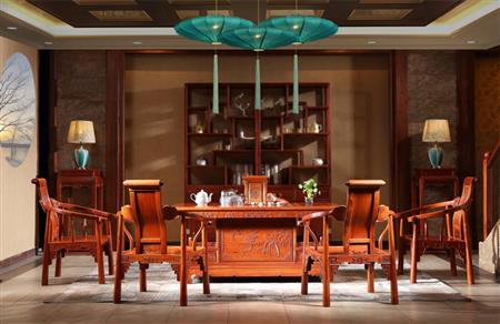 長方形迎福茶臺