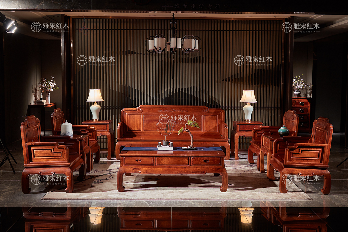 雅宋紅木：荷塘月色沙發(fā)