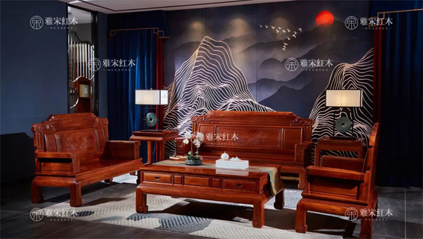 雅宋紅木：新財運沙發(fā)（1+2+3）/ 10件套