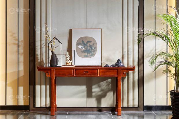 緬甸花梨《1.76米翹頭條案》